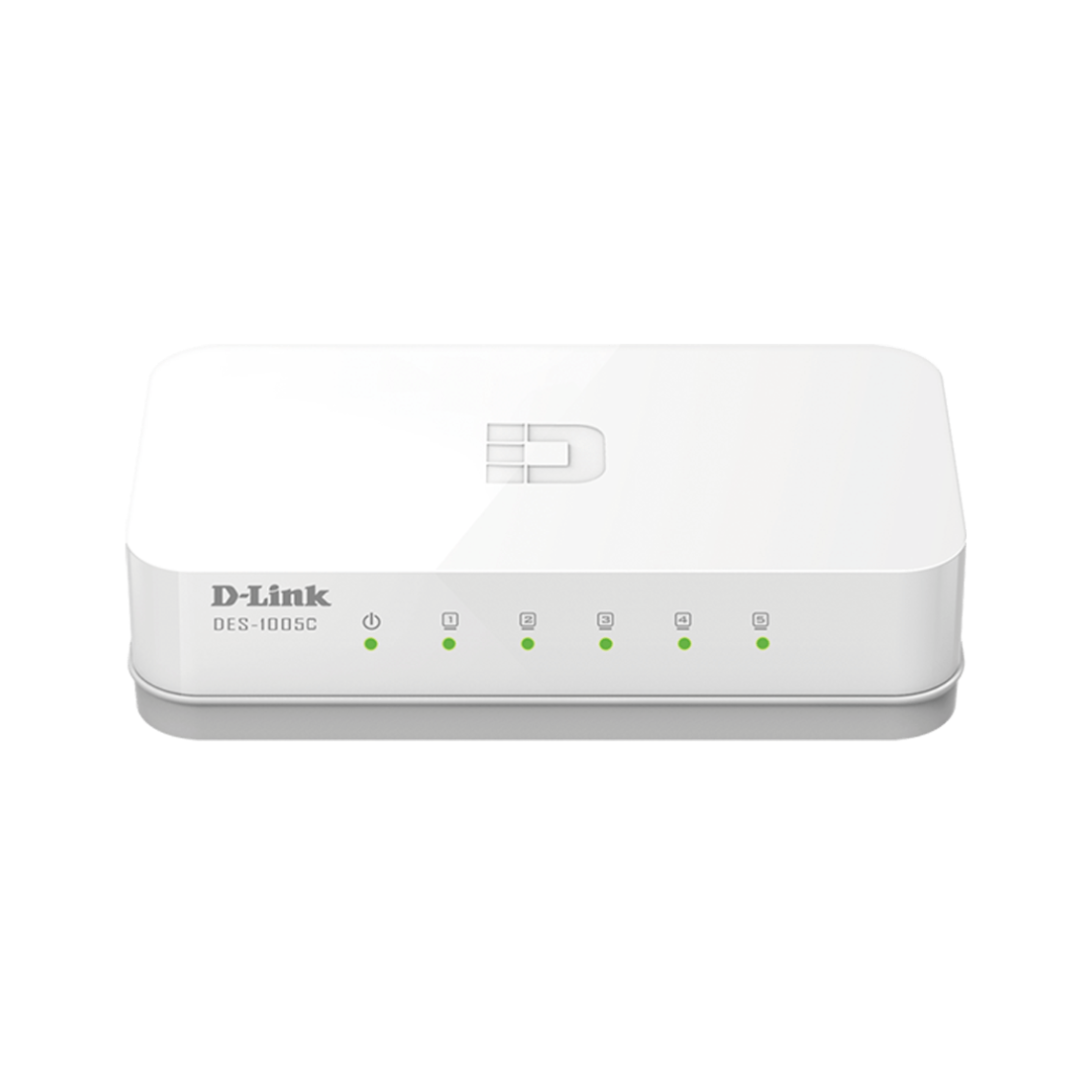 D-Link network switch on a white background
